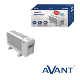 AVANT Radiador de Mica Mini 900W, 2 Potencias, Blanco, Calefactor Eléctrico de Mica, 900 Watts