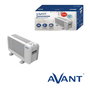 AVANT Radiador de Mica Mini 900W, 2 Potencias, Blanco, Calefactor Eléctrico de Mica, 900 Watts