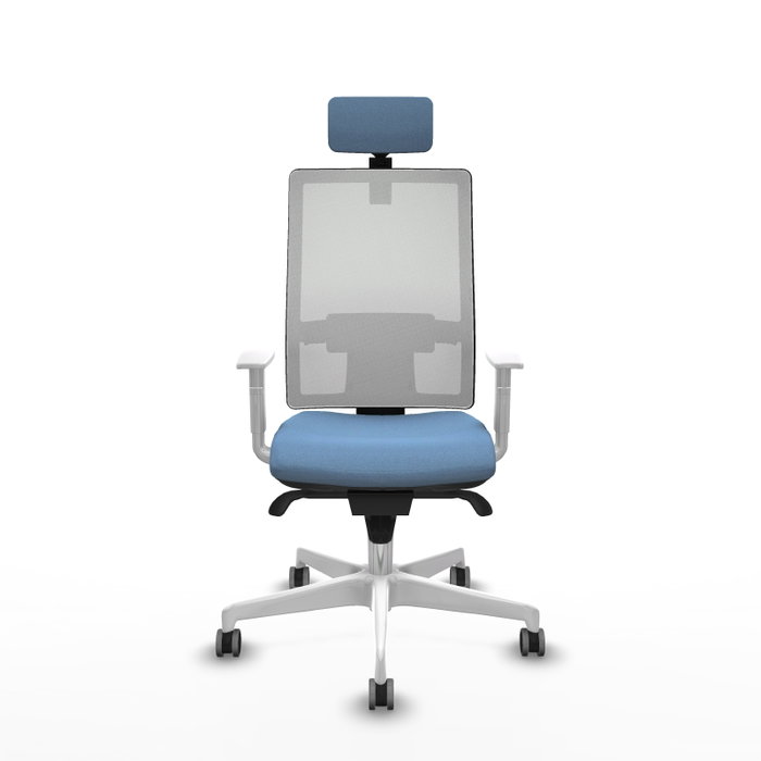 PIQUERAS Y CRESPO Silla de oficina Horna Azul cielo y Blanco PIQUERAS Y CRESPO Silla de oficina Horna Azul cielo y Blanco