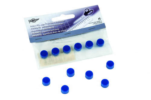 Faibo 6 Imanes Redondos 10mm Azul