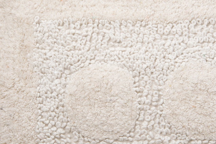 DKD Home Decor Alfombra Basicos 40 x 60 cm (4 Unidades) Algodón 100% Baño