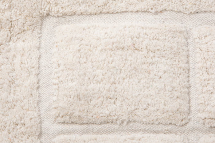 DKD Home Decor Alfombra Basicos 40 x 60 cm (4 Unidades) Algodón 100% Baño