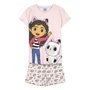 Cerdá Pijama Corto Single Jersey Gabby's Dollhouse, 2 Años, Rosa