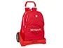 Safta Mochila con Carro Mod. 665 Sevilla F.C. Cartera Escolar Corporativa 440x320x160 mm
