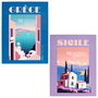Home Deco Factory Juego De 2 Posters Dolce Vita Deco 30x40 cm