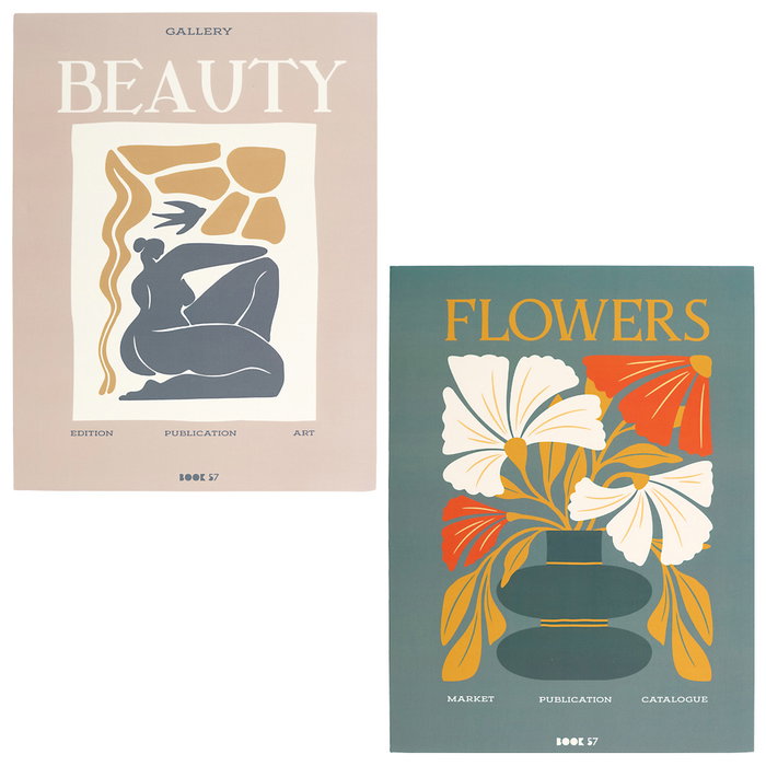 Home Deco Factory Juego De 2 Posters Dolce Vita Deco 30x40 cm