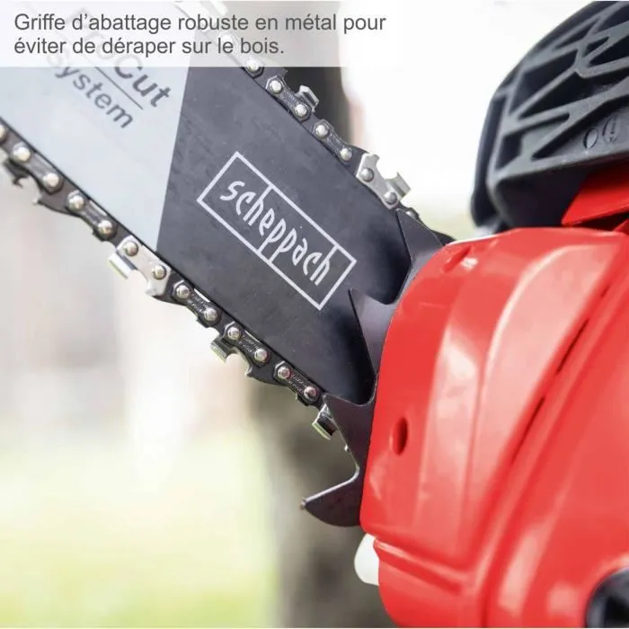 Scheppach SCHE1741869347621 Podadora térmica de 25cm y 25cc