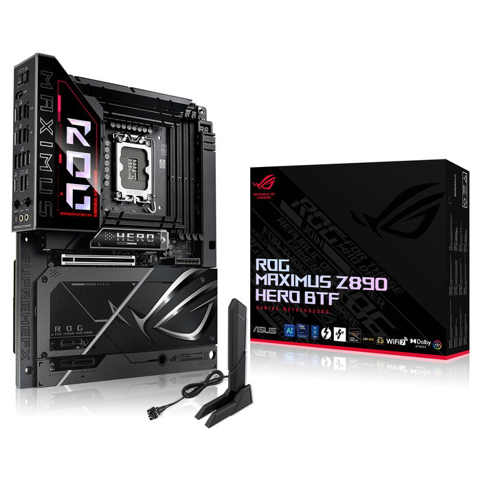 ASUS ROG MAXIMUS Z890 HERO BTF Placa Base Intel LGA1851 DDR5 ATX ASUS ROG MAXIMUS Z890 HERO BTF Placa Base Intel LGA1851 DDR5 ATX