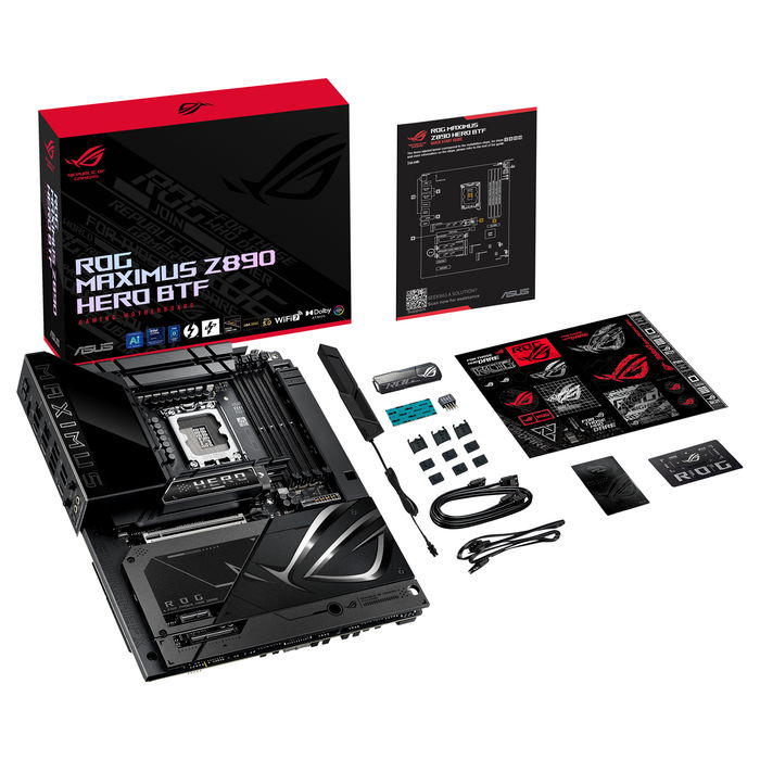 ASUS ROG MAXIMUS Z890 HERO BTF Placa Base Intel LGA1851 DDR5 ATX ASUS ROG MAXIMUS Z890 HERO BTF Placa Base Intel LGA1851 DDR5 ATX