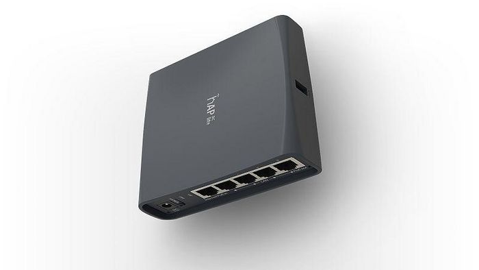 MikroTik RB952Ui-5ac2nD-TC hAP ac lite Dual-Band WiFi Router, 650MHz CPU, 64MB RAM, 5x Ethernet, USB, RouterOS L4