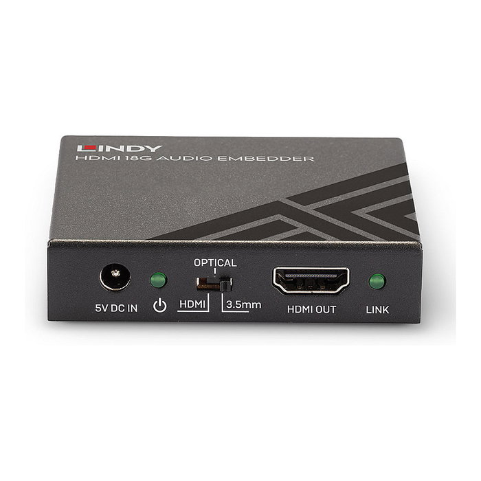 Lindy HDMI 18G Audio Embedder 38203 Negro