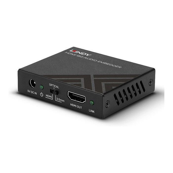 Lindy HDMI 18G Audio Embedder 38203 Negro