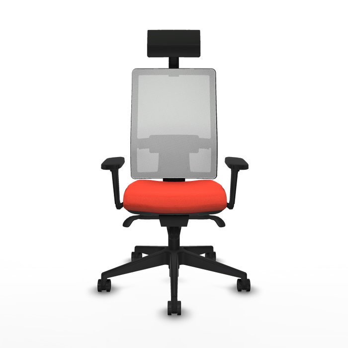 PIQUERAS Y CRESPO Silla de oficina Horna Naranja oscuro/Blanco PIQUERAS Y CRESPO Silla de oficina Horna Naranja oscuro/Blanco