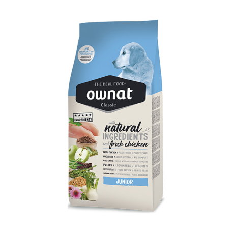 Ownat Pienso para Perro Classic Junior Alta Energía con Pollo y Pavo - 12 kg Ownat Pienso para Perro Classic Junior Alta Energía con Pollo y Pavo - 12 kg