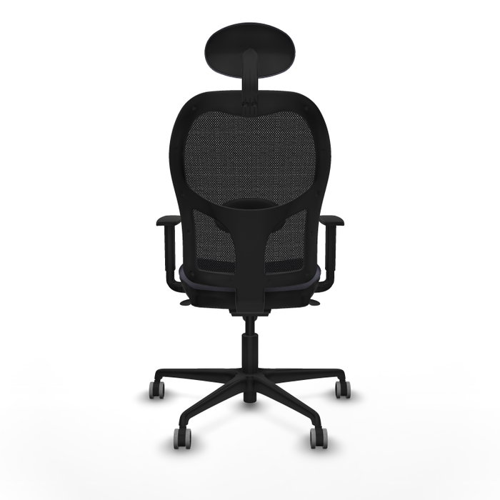 PIQUERAS Y CRESPO Silla de oficina Jorquera con mecanismo Sincro, Tela Gris oscuro y Malla Negro PIQUERAS Y CRESPO Silla de oficina Jorquera con mecanismo Sincro, Tela Gris oscuro y Malla Negro