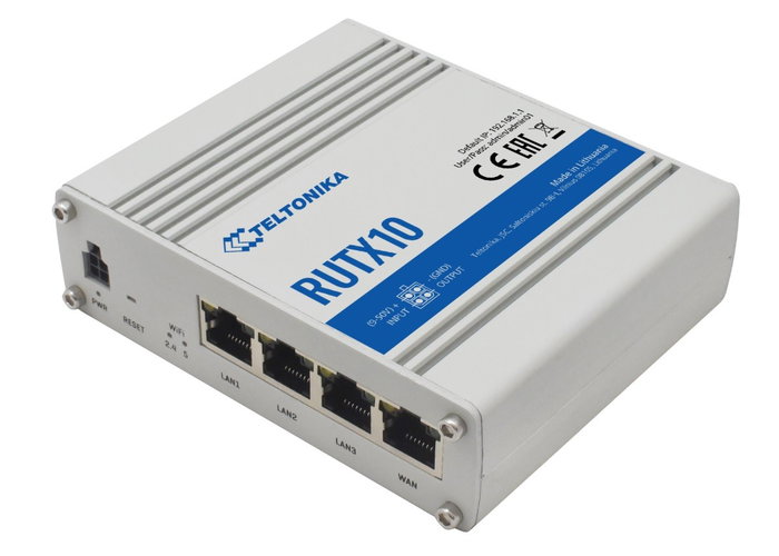 Teltonika RUTX10 Router Industrial WiFi Dual Band Gigabit Ethernet Teltonika RUTX10 Router Industrial WiFi Dual Band Gigabit Ethernet
