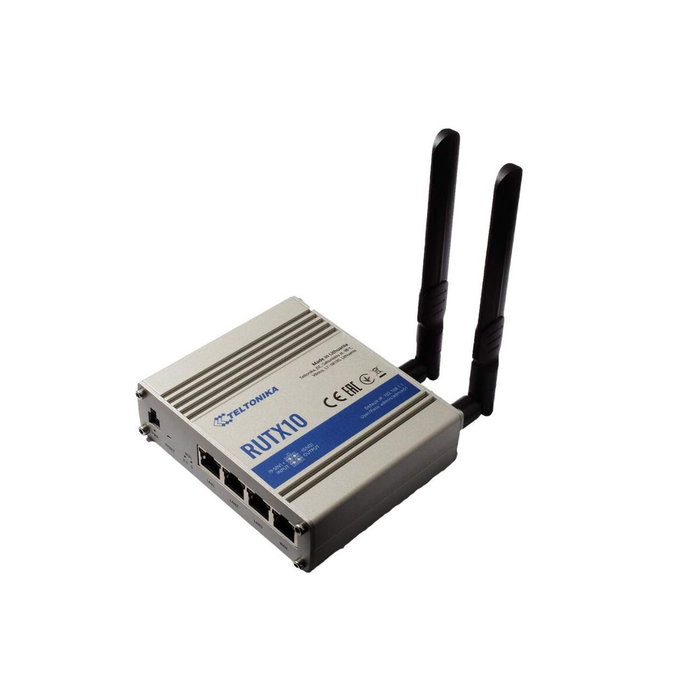 Router Teltonika RUTX10 Blanco Gris USB USB 2.0 RJ45 Ethernet LAN PoE x 1 Bluetooth Wi-Fi 5 GHz