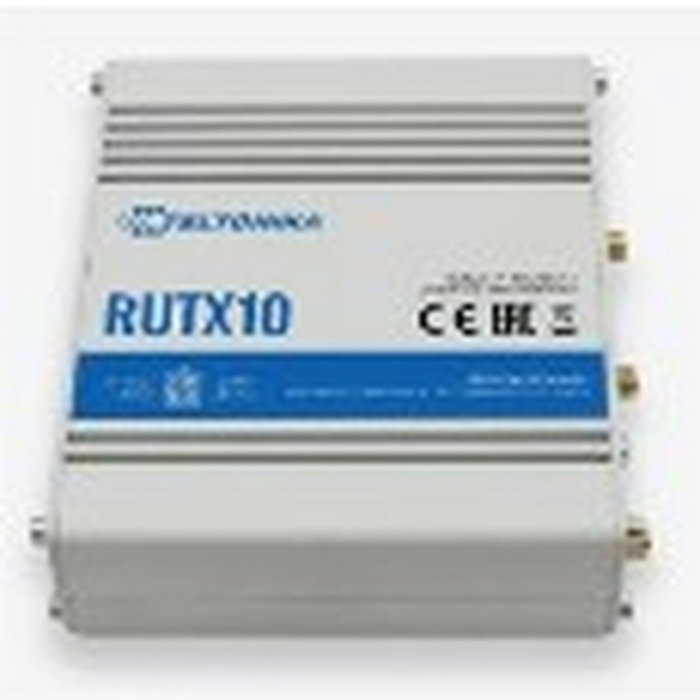 Router Teltonika RUTX10 Blanco Gris USB USB 2.0 RJ45 Ethernet LAN PoE x 1 Bluetooth Wi-Fi 5 GHz