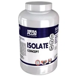 MEGA PLUS Isolate Concept Proteína en Polvo Sabor Chocolate-Plátano 2Kg | Aislado 88.4% Proteínas, Aminoácidos, Creatina | Suplemento Deportivo