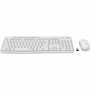 Logitech MK295 Silent Combo de Teclado y Ratón Inalámbrico Blanco QWERTZ Alemán