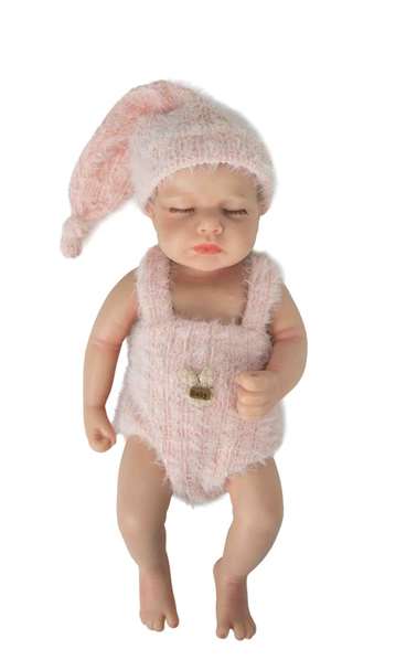 Muñecas Arias Reborn Aroa - Muñeca Real Bebé Reborn de Silicona 35 cm Niña con Cojín, Edad Recomendada 3+ Años