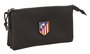 Safta Portatodo Triple Atlético de Madrid Teen Black 22x12x3 cm