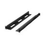 Lanberg Kit carril deslizante AK-1902-B para rack 19 pulgadas, 650-1090mm, negro