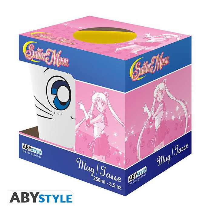 ABYstyle Taza Sailor Moon Artemis 250ml Cerámica Apta Microondas y Lavavajillas - Diseño Oficial ABYstyle Taza Sailor Moon Artemis 250ml Cerámica Apta Microondas y Lavavajillas - Diseño Oficial