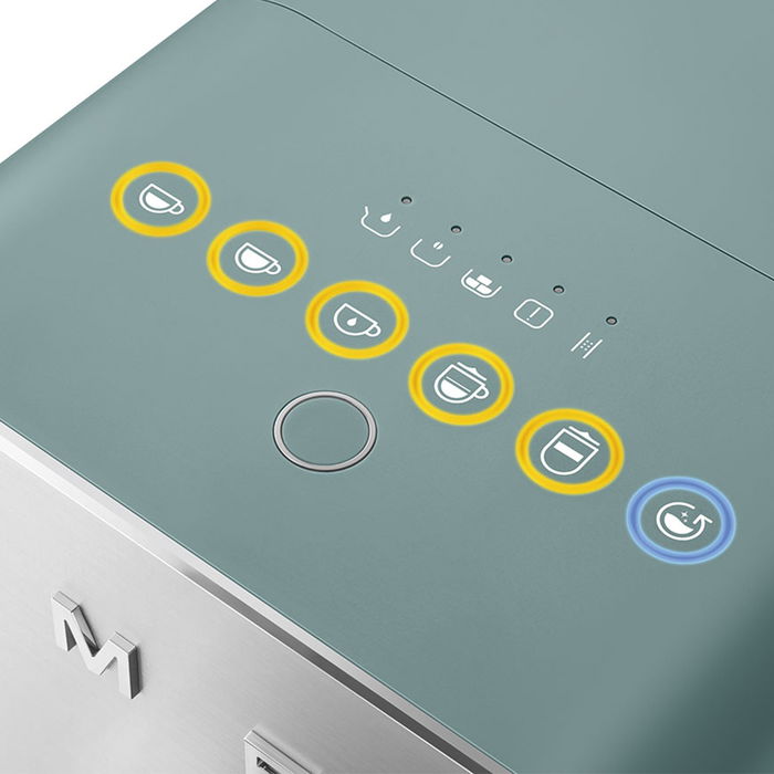 Smeg Cafetera Superautomática Verde BCC13EGMEU