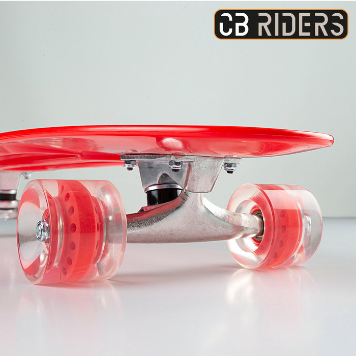 CB Riders Skateboard infantil de 4 ruedas rojo 68 cm CB Riders Skateboard infantil de 4 ruedas rojo 68 cm