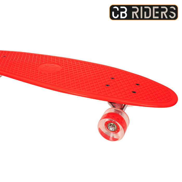 CB Riders Skateboard infantil de 4 ruedas rojo 68 cm CB Riders Skateboard infantil de 4 ruedas rojo 68 cm