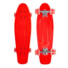 CB Riders Skateboard infantil de 4 ruedas rojo 68 cm