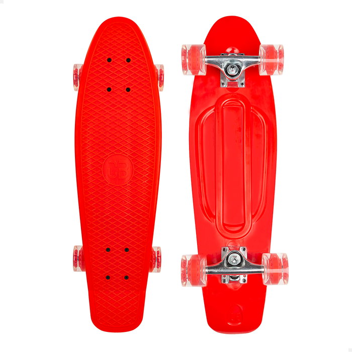 CB Riders Skateboard infantil de 4 ruedas rojo 68 cm CB Riders Skateboard infantil de 4 ruedas rojo 68 cm