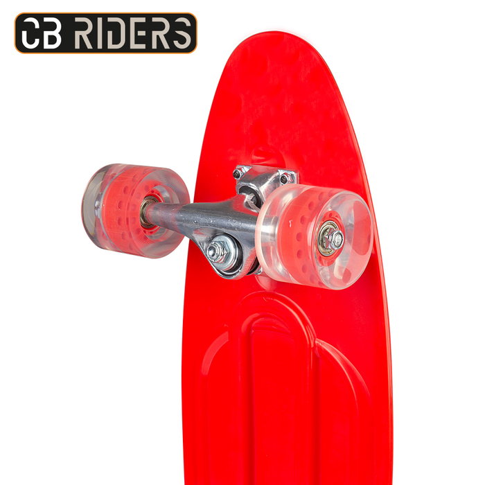 CB Riders Skateboard infantil de 4 ruedas rojo 68 cm CB Riders Skateboard infantil de 4 ruedas rojo 68 cm