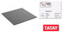 TATAY Alfombrilla de baño Diamond 54 x 54 cm Gris