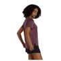 Camiseta de Manga Corta Mujer New Balance Ciruela 5-6 Años
