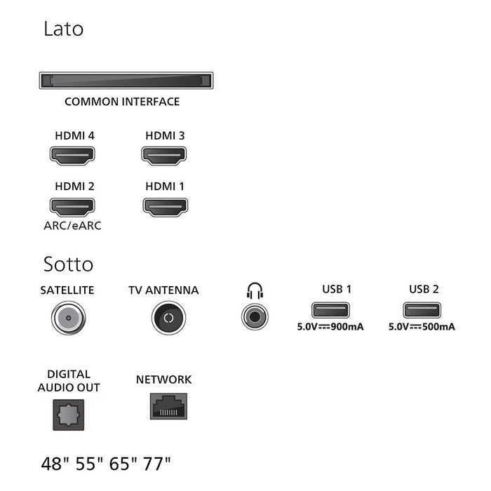 Philips 48OLED770 121 cm (48") OLED Smart TV 4K Ultra HD 120 Hz AmbiLight Dolby Vision HDR10+ Adaptive Titan OS Wifi Bluetooth