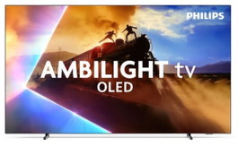 Philips 48OLED770 Televisor Smart TV OLED 4K Ultra HD 48 Pulgadas 121 cm, Ambilight, HDR10+ Adaptive, Dolby Vision Atmos, Game Bar 2.0, VRR, Android TV Titan OS, Wi-Fi, Negro