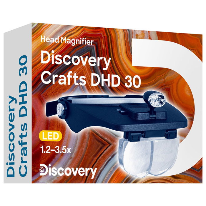 Discovery Crafts DHD 30 Head Magnifier Azul