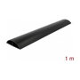 DeLOCK Conducto de cables autoadhesivo 89 x 21 mm - 1 m negro