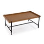 Versa Mesa de Centro Renee Industrial 60x40x100 cm - Madera, Melamina, Metal