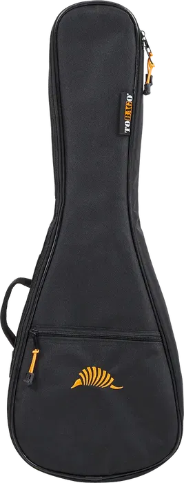 TOBAGO Funda Ukulele Tenor AU35T, Diseño Contemporáneo con Logo 'Armadillo' Bordado, Materiales de Alta Calidad, Negro