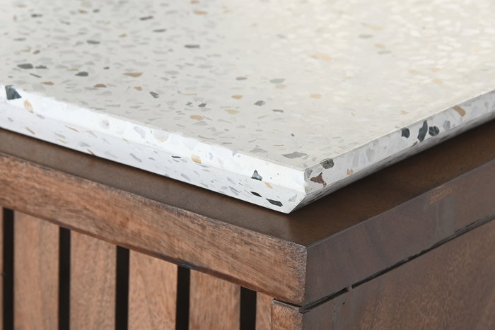 DKD Home Decor Aparador Oriental Terrazo, 90 x 40 x 110 cm, Acacia, Mueble Salón Comedor, Colección Terrazo Oriental DKD Home Decor Aparador Oriental Terrazo, 90 x 40 x 110 cm, Acacia, Mueble Salón Comedor, Colección Terrazo Oriental