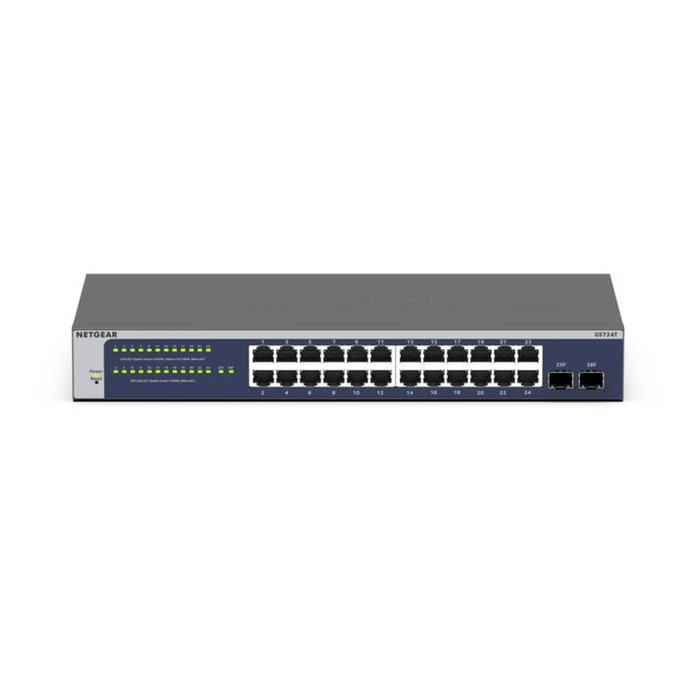 NETGEAR GS724Tv6 Switch Gestionado L2+/L3 con 24 Puertos Gigabit y 2 SFP NETGEAR GS724Tv6 Switch Gestionado L2+/L3 con 24 Puertos Gigabit y 2 SFP