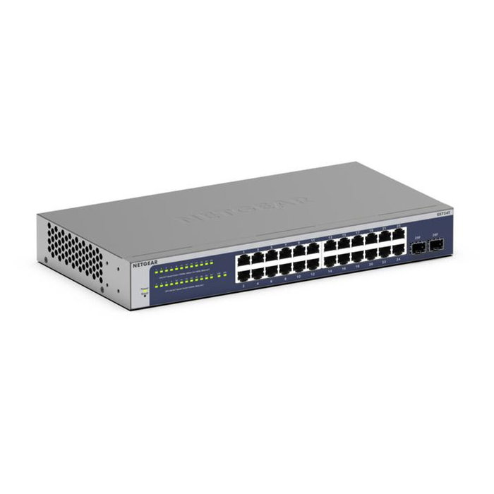 NETGEAR GS724Tv6 Switch Gestionado L2+/L3 con 24 Puertos Gigabit y 2 SFP NETGEAR GS724Tv6 Switch Gestionado L2+/L3 con 24 Puertos Gigabit y 2 SFP