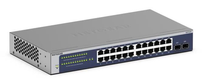NETGEAR GS724Tv6 Switch Gestionado L2+/L3 con 24 Puertos Gigabit y 2 SFP NETGEAR GS724Tv6 Switch Gestionado L2+/L3 con 24 Puertos Gigabit y 2 SFP