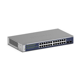 NETGEAR GS724Tv6 Switch Gestionado L2+/L3 Lite Smart, 24 Puertos Gigabit Ethernet (10/100/1000) + 2 SFP, Montaje Rack 1U, 52 Gbit/s, 256 VLANs