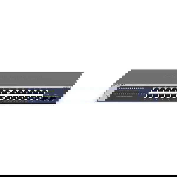 NETGEAR GS724Tv6 Switch Gestionado L2+/L3 Lite Smart, 24 Puertos Gigabit Ethernet (10/100/1000) + 2 SFP, Montaje Rack 1U, 52 Gbit/s, 256 VLANs