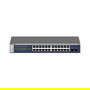 NETGEAR GS724Tv6 Switch Gestionado L2+/L3 Lite Smart, 24 Puertos Gigabit Ethernet (10/100/1000) + 2 SFP, Montaje Rack 1U, 52 Gbit/s, 256 VLANs