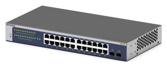 NETGEAR GS724Tv6 Switch Gestionado L2+/L3 con 24 Puertos Gigabit y 2 SFP NETGEAR GS724Tv6 Switch Gestionado L2+/L3 con 24 Puertos Gigabit y 2 SFP